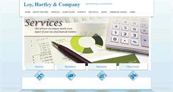 Desktop Screenshot of loyhartley.com